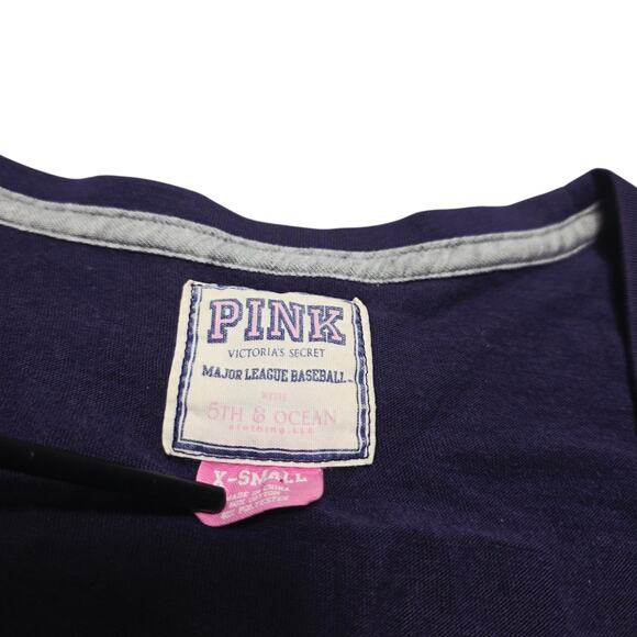 Detroit Tigers Shirt Women X-Small Pink Victoria's Secret MLB Baseball Apparel - Picture 4 of 6